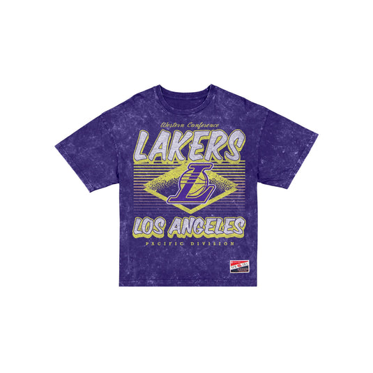 Los Angeles Lakers Throwback Classic Women's T-Shirt - New Era Cap
