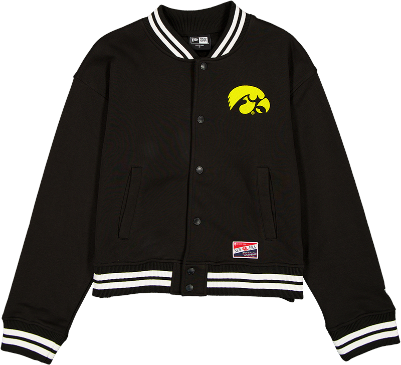 Iowa Hawkeyes Throwback Women's Snap Front Jacket