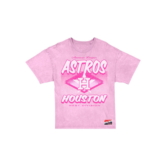 Houston Astros Throwback Women's Pink T-Shirt - New Era Cap