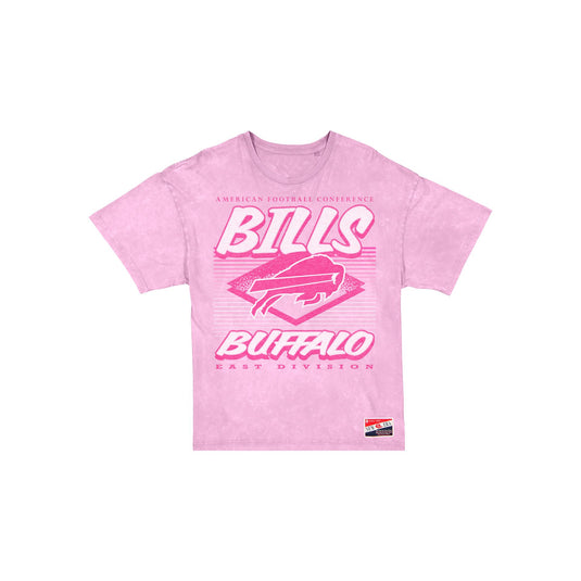 Buffalo Bills Throwback Women's Pink T-Shirt - New Era Cap