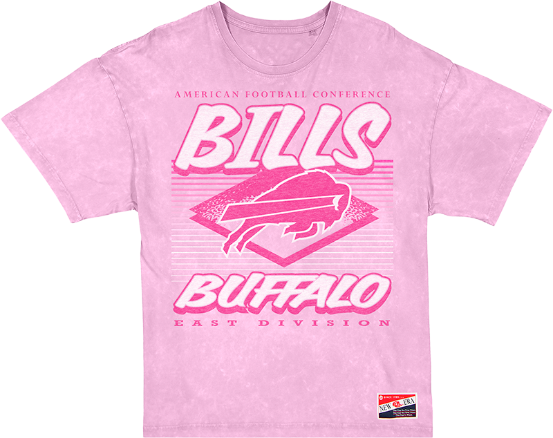 Buffalo Bills Throwback Women's Pink T-Shirt