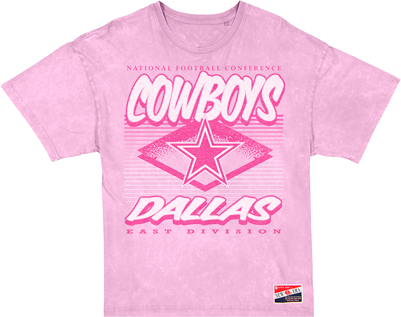 Dallas Cowboys Throwback Women's Pink T-Shirt
