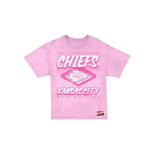 Kansas City Chiefs Throwback Women's Pink T-Shirt - New Era Cap