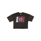 Chicago Cubs Sport Night Black Cropped Women's T-Shirt