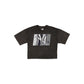 New York Yankees Sport Night Black Cropped Women's T-Shirt