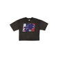 Buffalo Bills Sport Night Black Cropped Women's T-Shirt