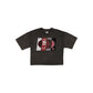 San Francisco 49ers Sport Night Black Cropped Women's T-Shirt
