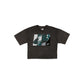 Philadelphia Eagles Sport Night Black Cropped Women's T-Shirt