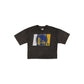 Golden State Warriors Sport Night Black Cropped Women's T-Shirt