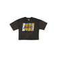 Los Angeles Lakers Sport Night Black Cropped Women's T-Shirt