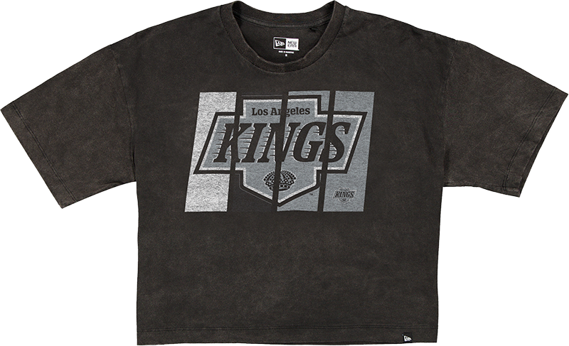 Los Angeles Kings Sport Night Black Cropped Women's T-Shirt