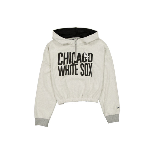 Chicago White Sox Sport Night Heather Gray Women's Hoodie - New Era Cap