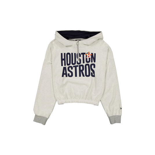 Houston Astros Sport Night Heather Gray Women's Hoodie - New Era Cap