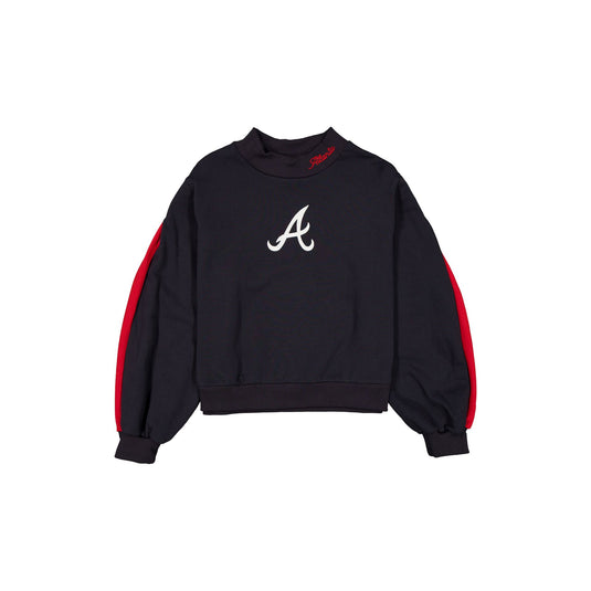 Atlanta Braves Sport Night Women's Mockneck - New Era Cap