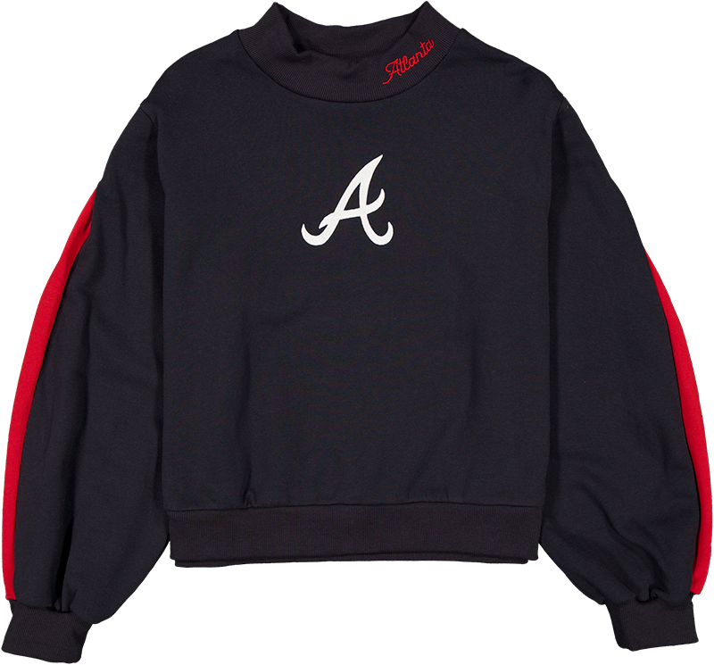 Atlanta Braves Sport Night Women's Mockneck