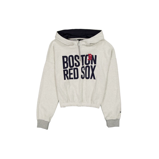Boston Red Sox Sport Night Heather Gray Women's Hoodie - New Era Cap