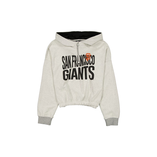San Francisco Giants Sport Night Heather Gray Women's Hoodie - New Era Cap