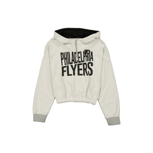 Philadelphia Flyers Sport Night Heather Gray Women's Hoodie - New Era Cap