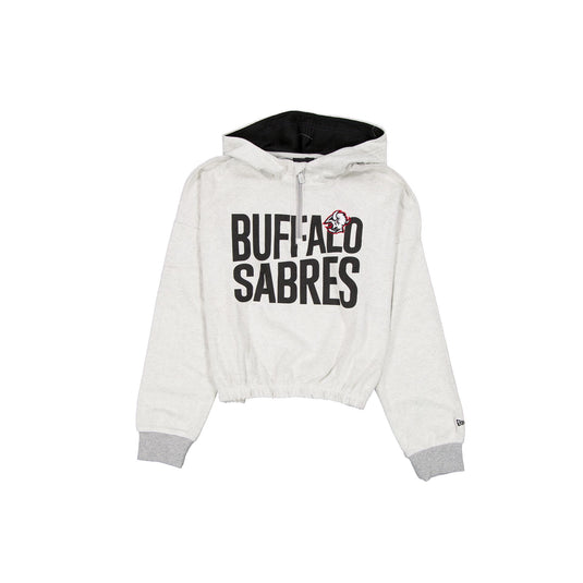 Buffalo Sabres Sport Night Heather Gray Women's Hoodie - New Era Cap