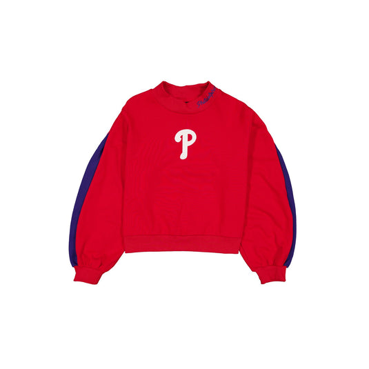 Philadelphia Phillies Sport Night Women's Mockneck - New Era Cap