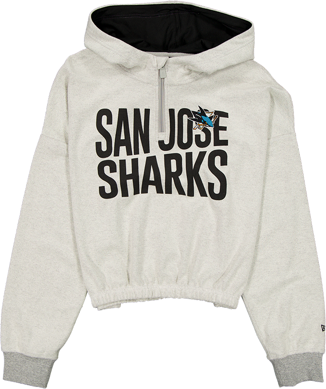 San Jose Sharks Sport Night Heather Gray Women's Hoodie