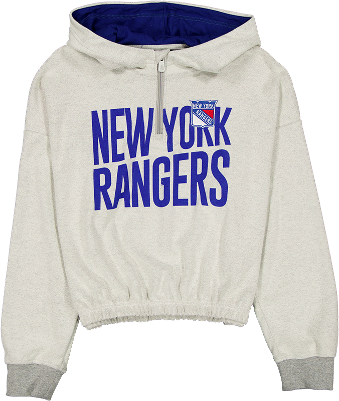 New York Rangers Sport Night Heather Gray Women's Hoodie