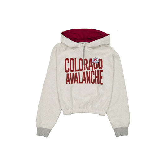 Colorado Avalanche Sport Night Heather Gray Women's Hoodie - New Era Cap