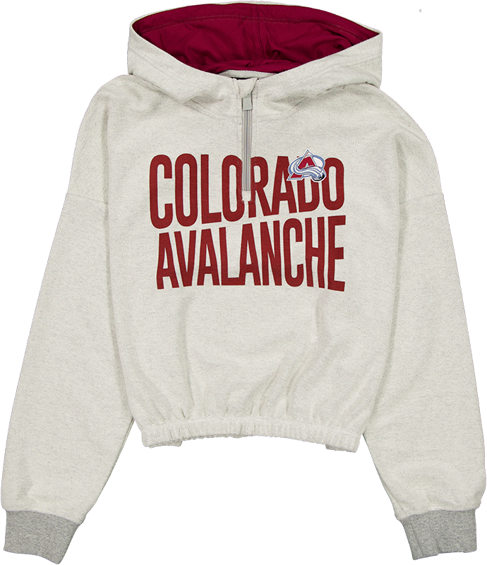 Colorado Avalanche Sport Night Heather Gray Women's Hoodie