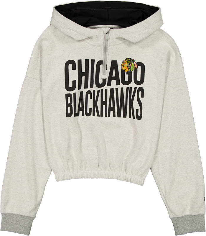 Chicago Blackhawks Sport Night Heather Gray Women's Hoodie