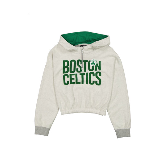 Boston Celtics Sport Night Heather Gray Women's Hoodie - New Era Cap