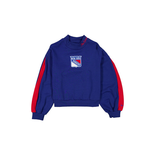 New York Rangers Sport Night Women's Mockneck - New Era Cap