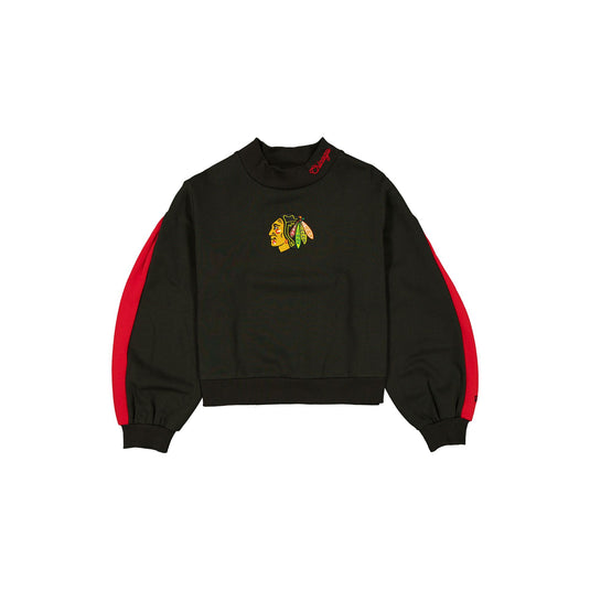 Chicago Blackhawks Sport Night Women's Mockneck - New Era Cap