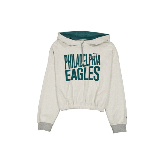 Philadelphia Eagles Sport Night Heather Gray Women's Hoodie - New Era Cap