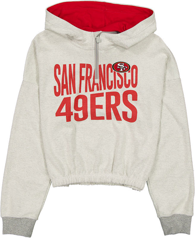 San Francisco 49ers Sport Night Heather Gray Women's Hoodie