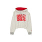 Kansas City Chiefs Sport Night Heather Gray Women's Hoodie