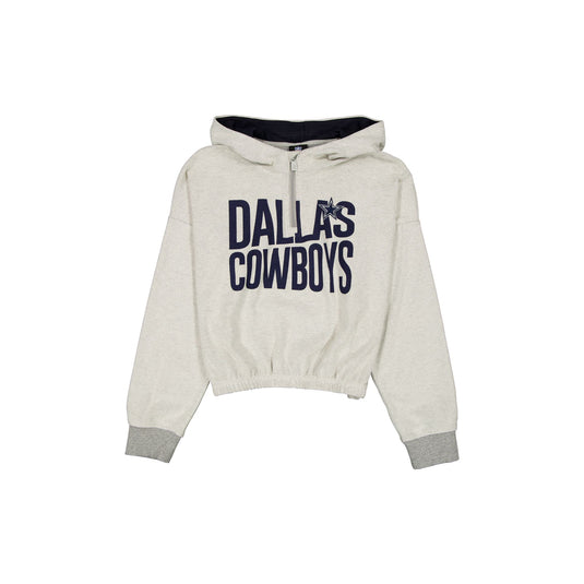 Dallas Cowboys Sport Night Heather Gray Women's Hoodie - New Era Cap
