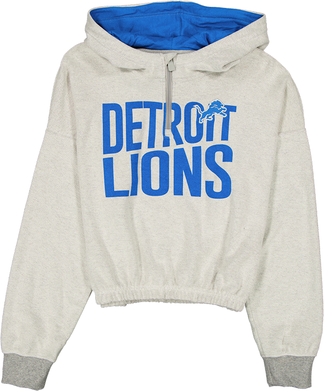Detroit Lions Sport Night Heather Gray Women's Hoodie