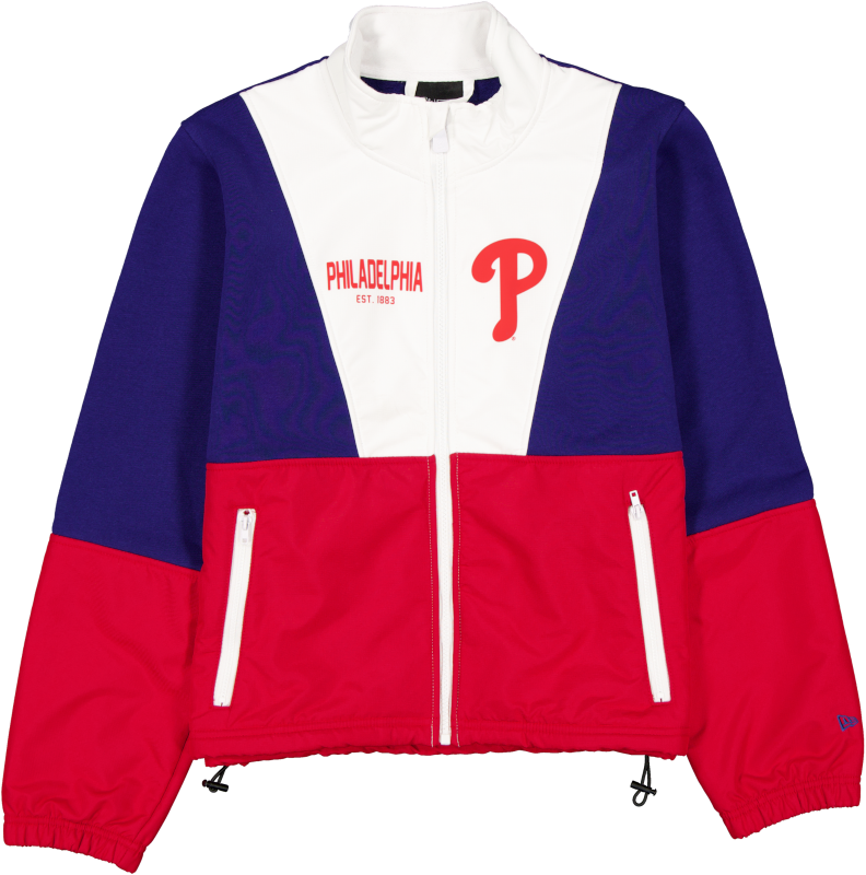 Philadelphia Phillies Leisure Women's Full-Zip Sweatshirt