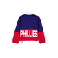 Philadelphia Phillies Leisure Women's Full-Zip Sweatshirt