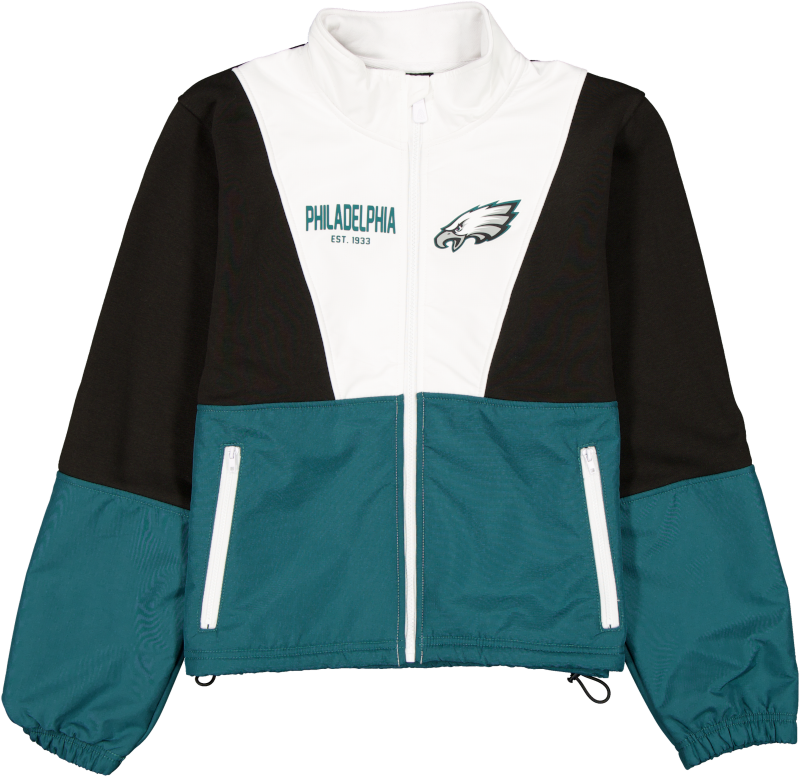 Philadelphia Eagles Leisure Women's Full-Zip Sweatshirt