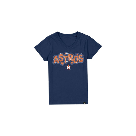 Houston Astros Flip Sequin Girls T-Shirt - New Era Cap