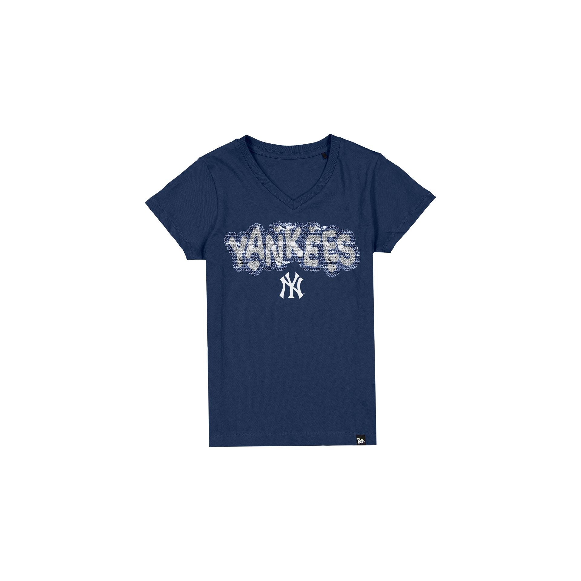 New York Yankees Flip Sequin Girls T-Shirt