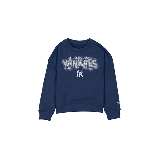 New York Yankees Flip Sequin Girls Crewneck - New Era Cap