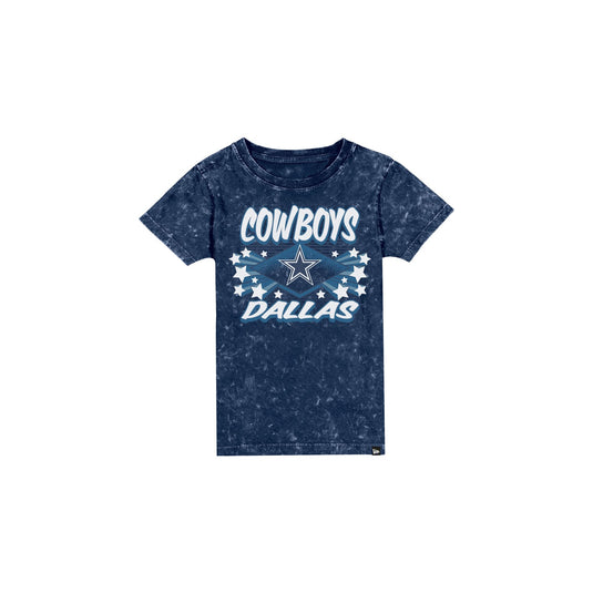 Dallas Cowboys Girls Washed T-Shirt - New Era Cap