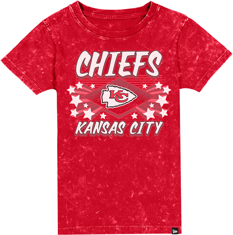 Kansas City Chiefs Girls Washed T-Shirt