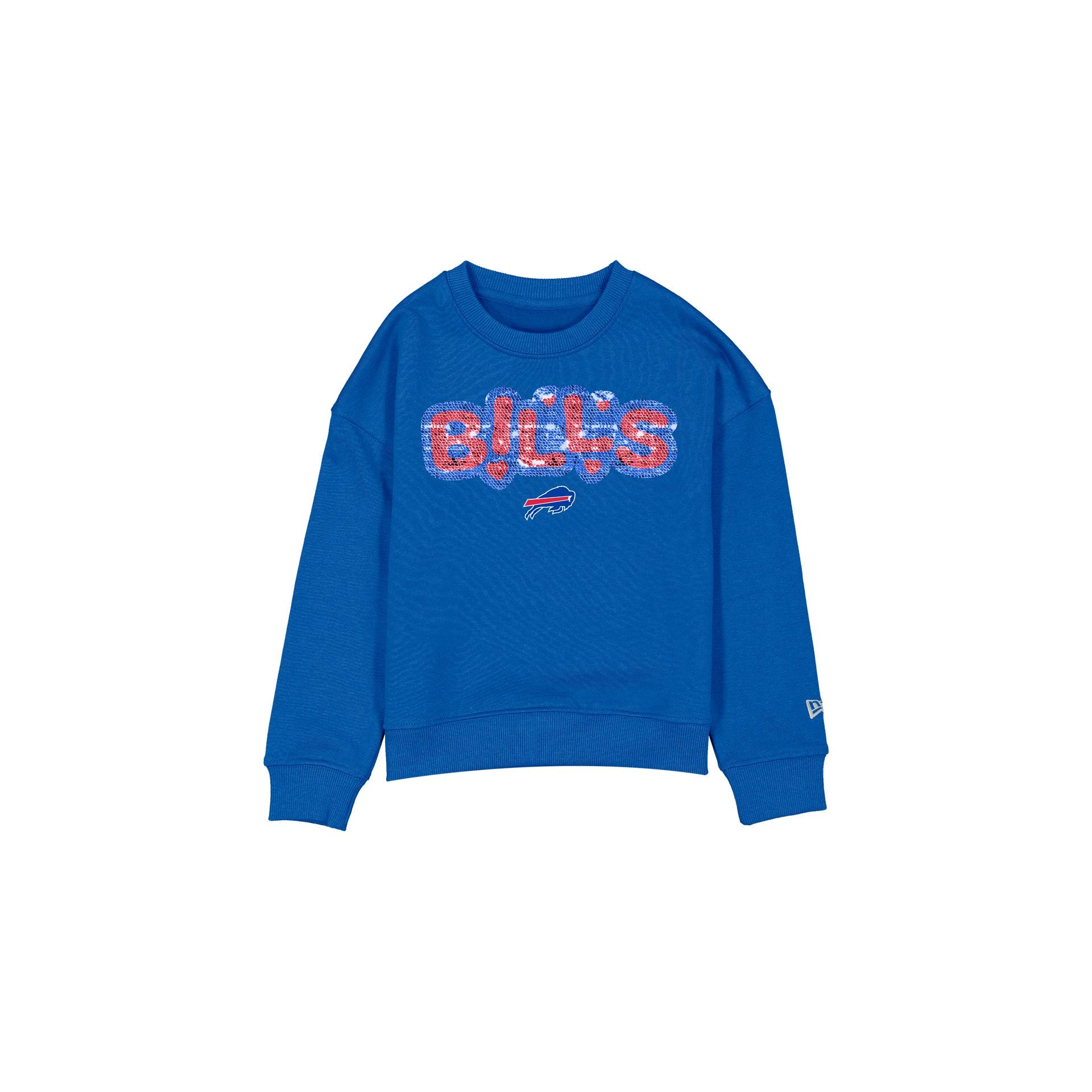 Buffalo Bills Flip Sequin Girls Crewneck