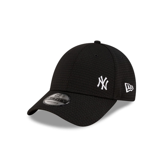 New York Yankees Flawless Mesh Black & White 9FORTY Snapback Hat - New Era Cap