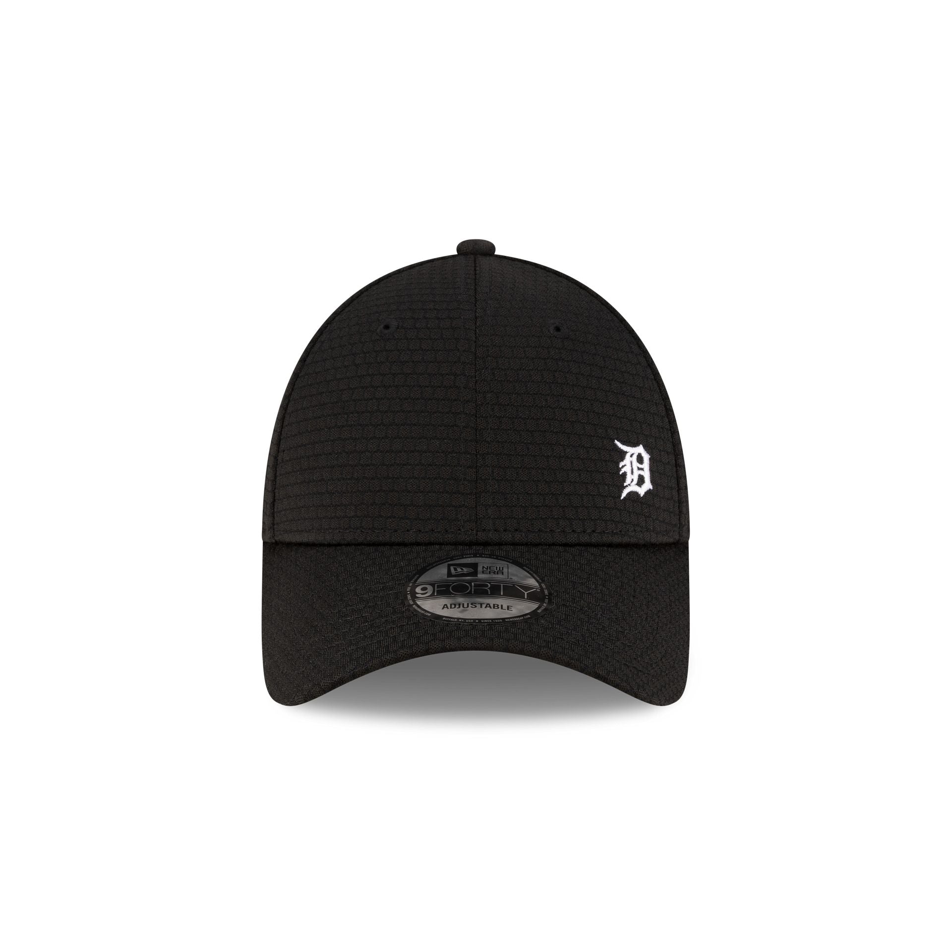 Detroit Tigers Flawless Mesh Black & White 9FORTY Snapback Hat