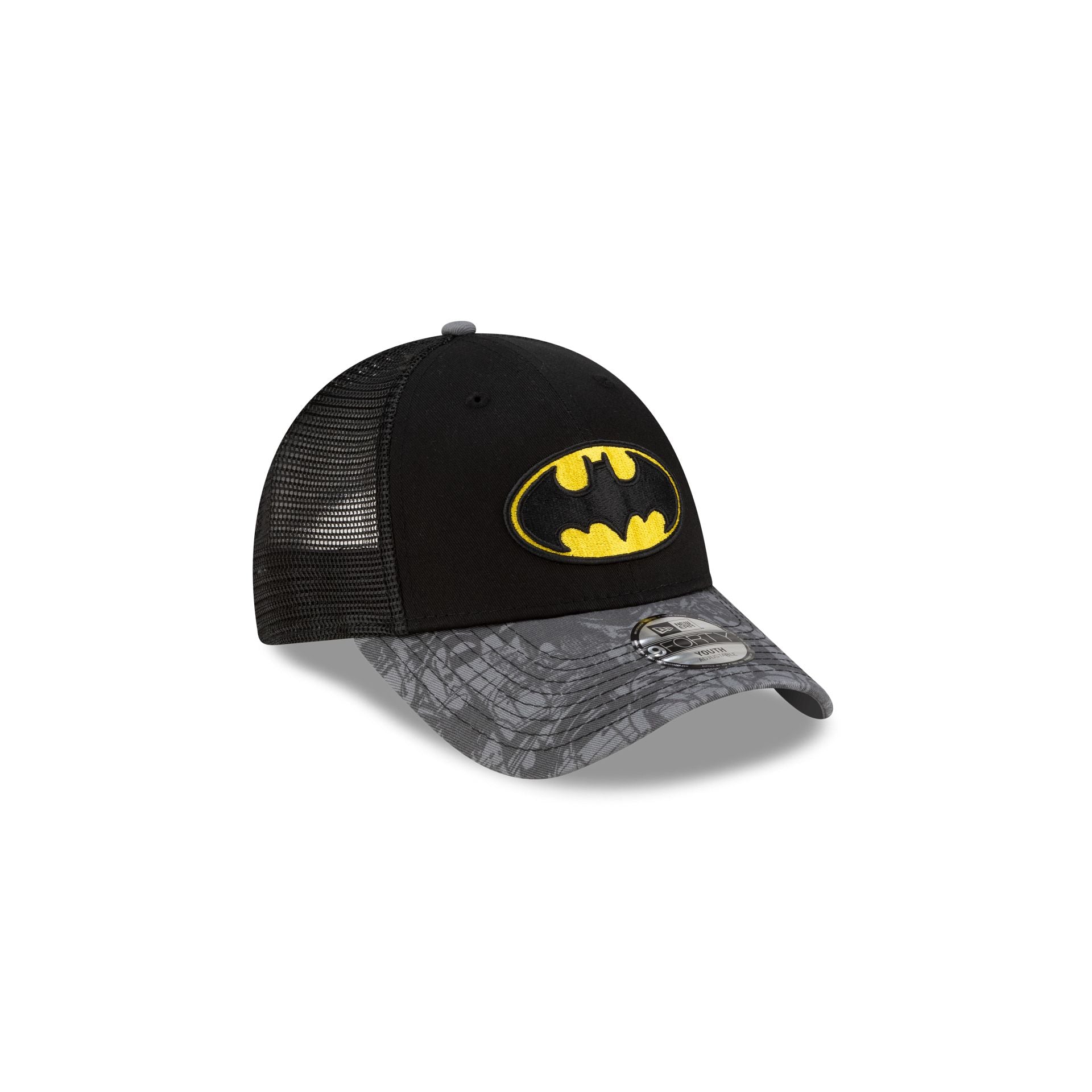 Batman Kids Black 9FORTY Trucker Hat