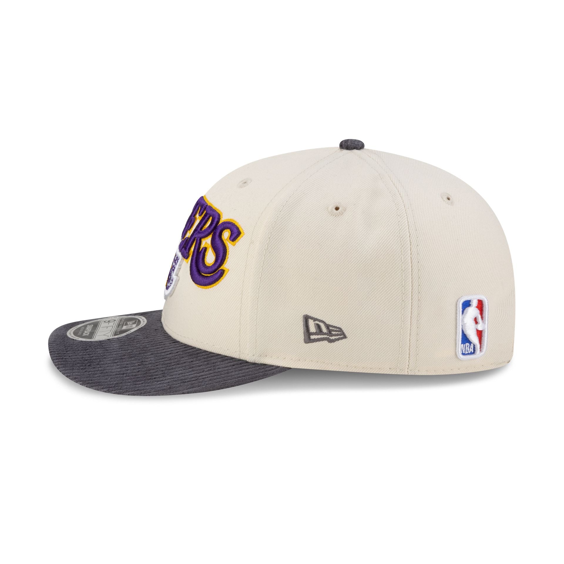 Los Angeles Lakers Cord Visor 9FIFTY Snapback Hat